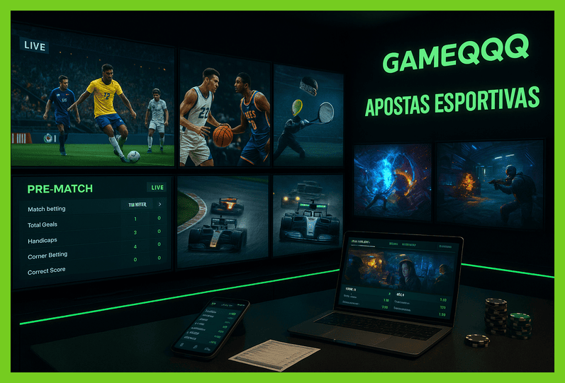 Aposte em apostas esportivas no cassino online GAMEQQQ