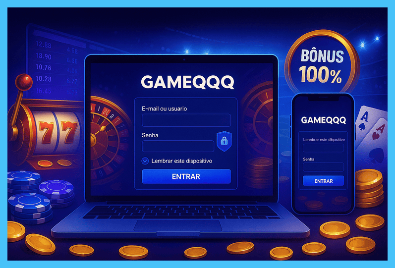 Registro na GAMEQQQ Garante Acesso a uma Vasta Seleção de jogo